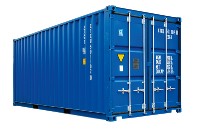 Blue Container PNG Transparent Image