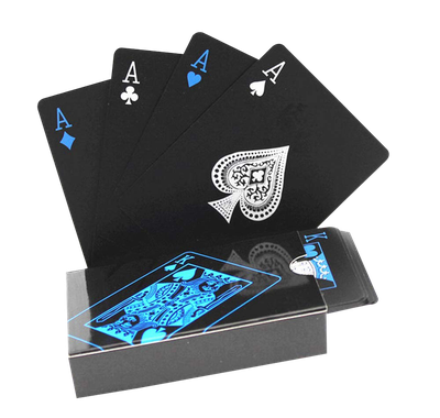 Black Rummy Cards PNG Transparent Image
