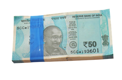 Indian Curency 50rs PNG Transparent Image
