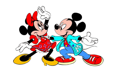 Mickey Minnie Mouse PNG Transparent Image