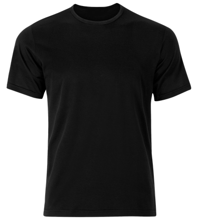 Black T Shirt PNG Transparent Image
