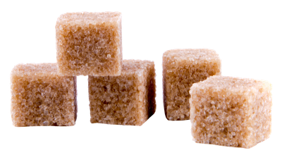 Brown Cane Sugar Cubes PNG Transparent Image