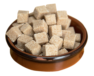 Brown Cane Sugar Cubes PNG Transparent Image