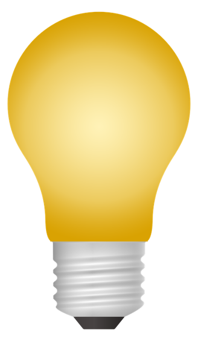 Light Bulb Vector PNG Transparent Image