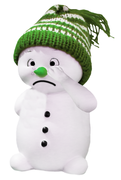 Snow Man PNG Transparent Image