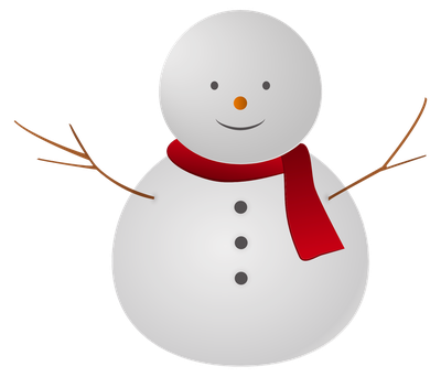 Snowman Vector PNG Transparent Image