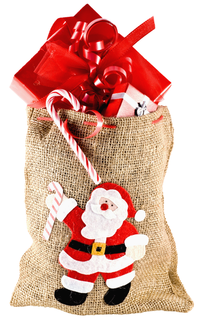 Christmas Sack Gift PNG Transparent Image