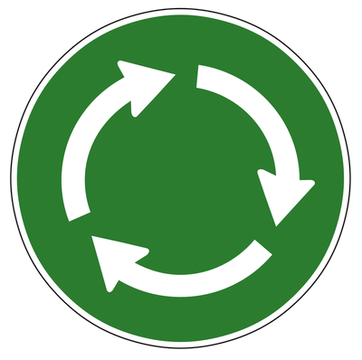 Circle Recycle PNG Transparent Image