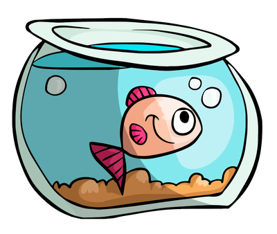 Fish Tank Vector PNG Image