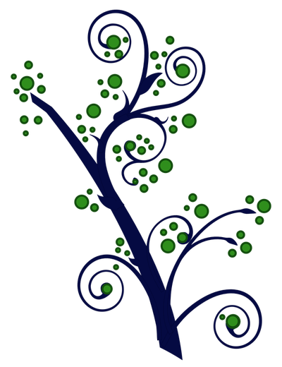 Swirl Branch PNG Transparent Image