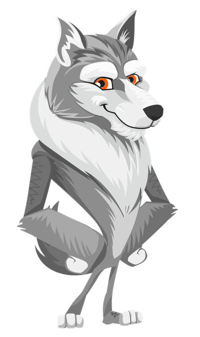 Wolf Vector PNG Image