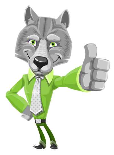 Wolf Vector PNG Transparent Image