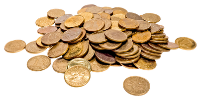 Money Coins PNG Transparent Image