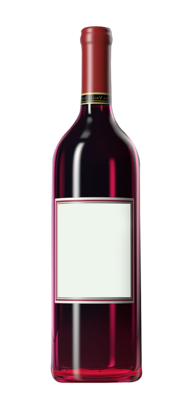 Wine Bottle PNG Transparent Image