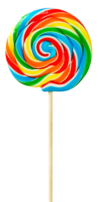 Colorful Lollipop PNG Transparent Image
