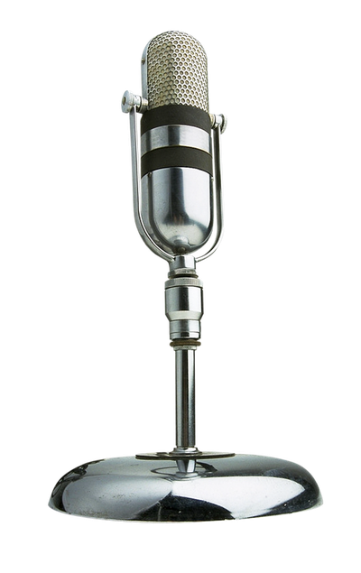 Old Microphone PNG Transparent Image