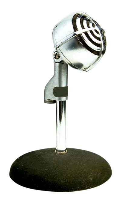 Vintage Microphone PNG Transparent Image