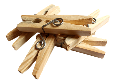 Wooden Cloth Pegs PNG Transparent Image