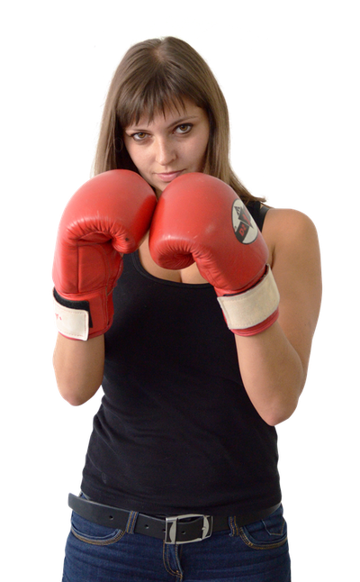 Female Boxer PNG Transparent Image