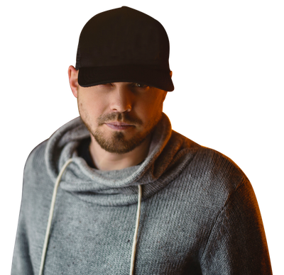 Handsome Young Man with Cap PNG Image