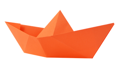 Paper Boat PNG Transparent Image