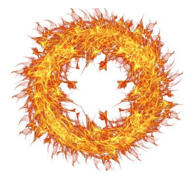 Fire Flame Circle Transparent PNG Image