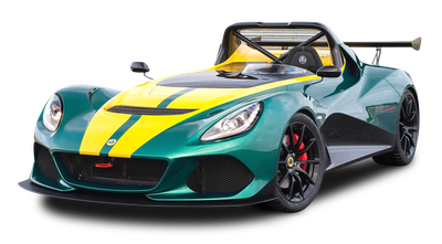 Green Lotus 3 Eleven Sports Car PNG Image