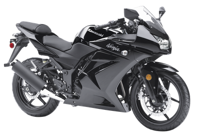 Kawasaki Ninja Black Motorcycle Bike PNG Image