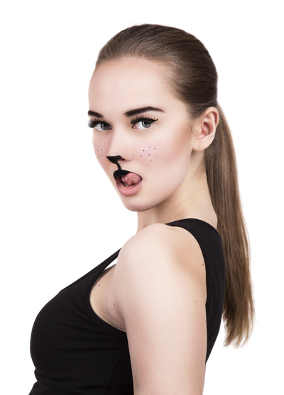Young Cat Girl PNG Image