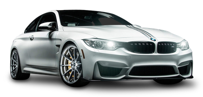 BMW M4 Evo Aero White Car PNG Image