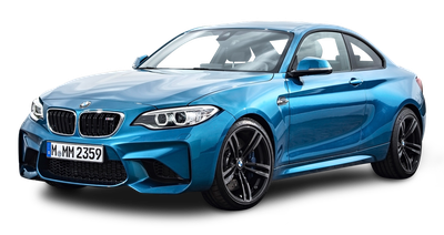Blue BMW M2 Coupe Car PNG Image