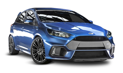 Blue Ford Focus RS Car PNG Image