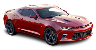 Chevrolet Camaro Cherry Red Car PNG Image