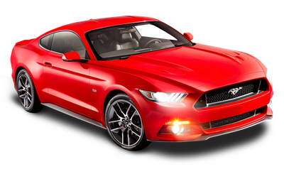 Ford Mustang Red Car PNG Image