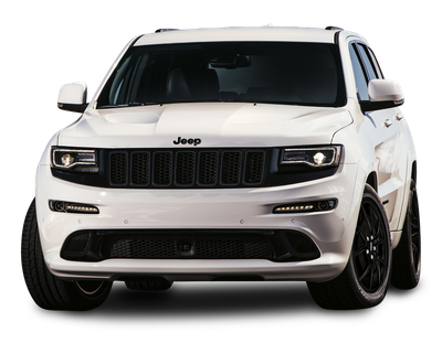 Jeep Grand Cherokee SRT White Car PNG Image