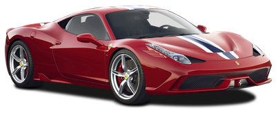 Red Ferrari 458 Speciale Car PNG Image