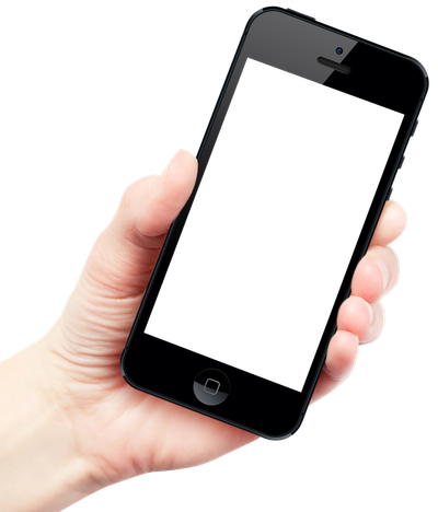 Hand Holding Smartphone PNG Image