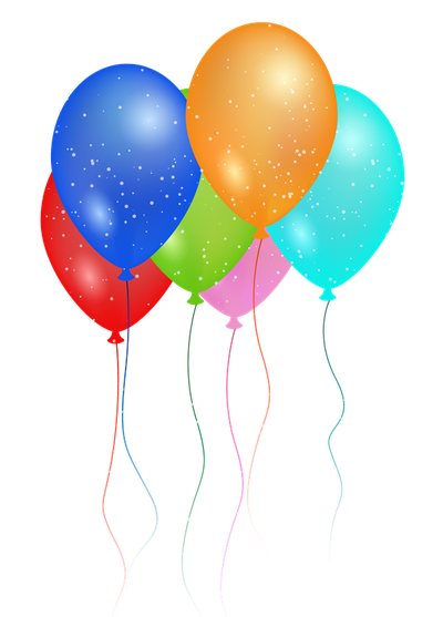 Birthday Party Balloon PNG image