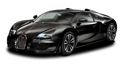 Black Bugatti Veyron Grand Sport Vitesse Car PNG Image