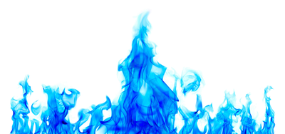 Blue Fire Flame PNG Image