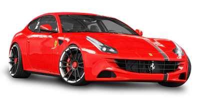Red Ferrari Car PNG Image