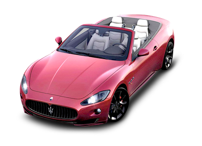 Red Maserati GranCarbio Sport Car PNG Image
