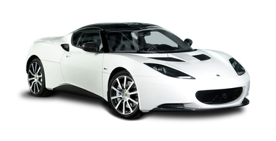 White Lotus Evora Carbon Car PNG Image